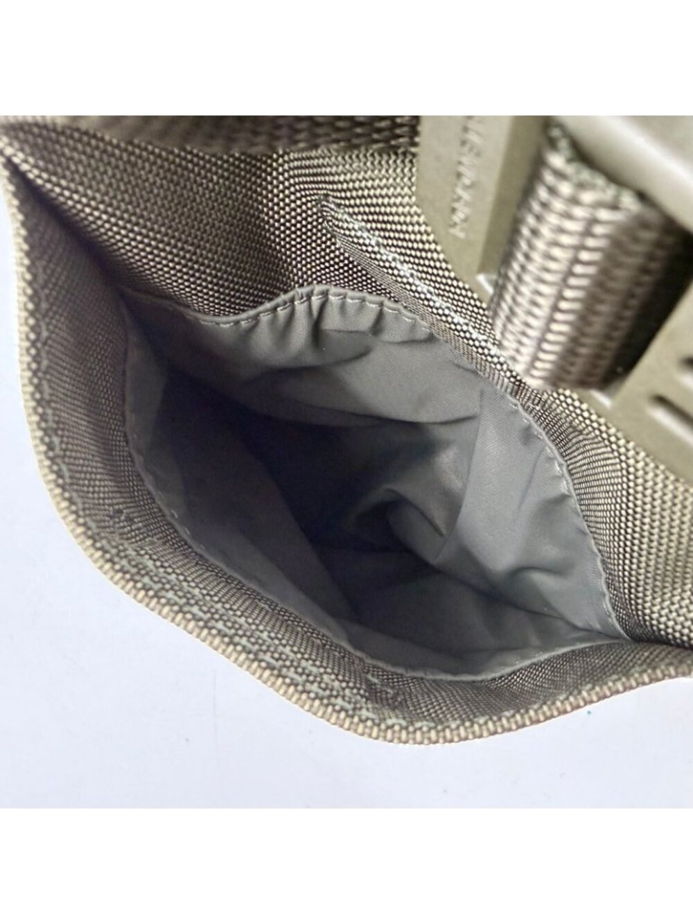 Balenciaga Amy Nylon Canvas Dark Green Handbag - Picture 11 of 15